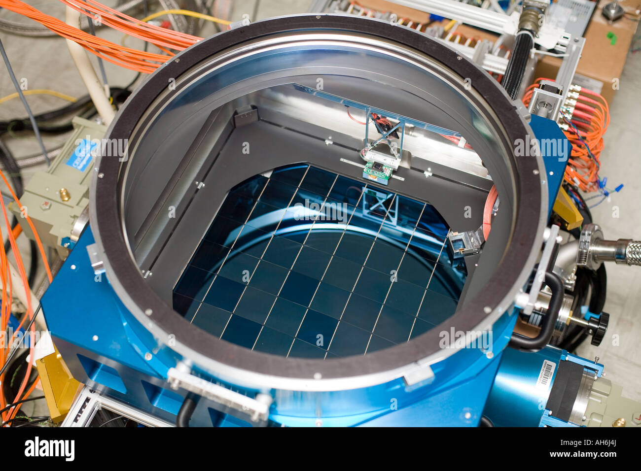 Gigapixel camera for the Pan-STARRS 1 telescope at Haleakala observatory, Maui, Hawaii - the largest digital camera in the world Stock Photo