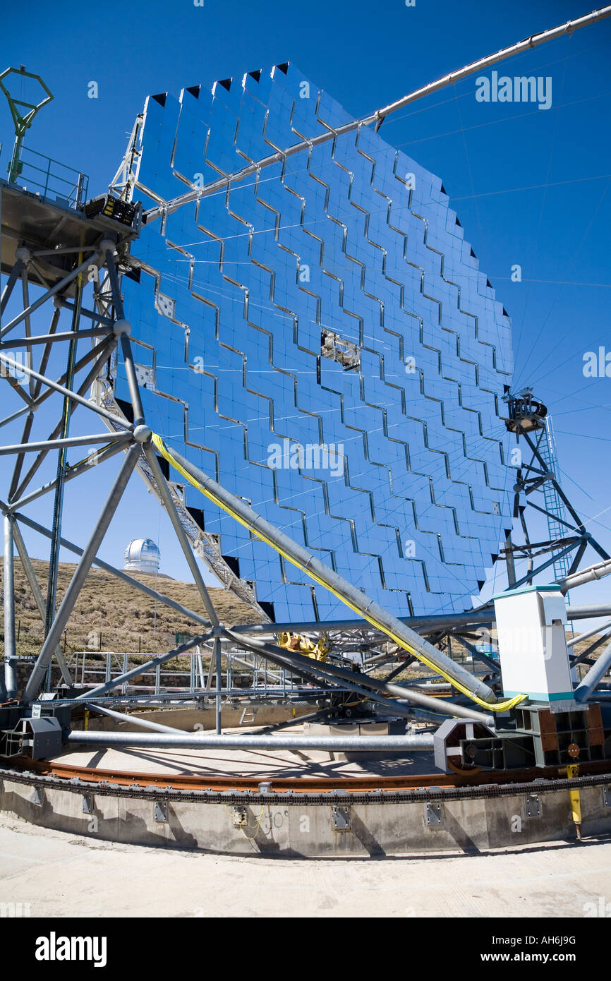 Magic Telescope, Roque de los Muchachos Observatory, La Palma, Canary Islands Stock Photo Alamy