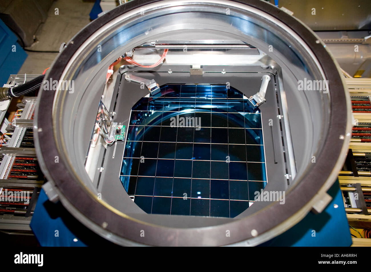 Gigapixel camera for the Pan-STARRS 1 telescope at Haleakala observatory, Maui, Hawaii - the largest digital camera in the world Stock Photo