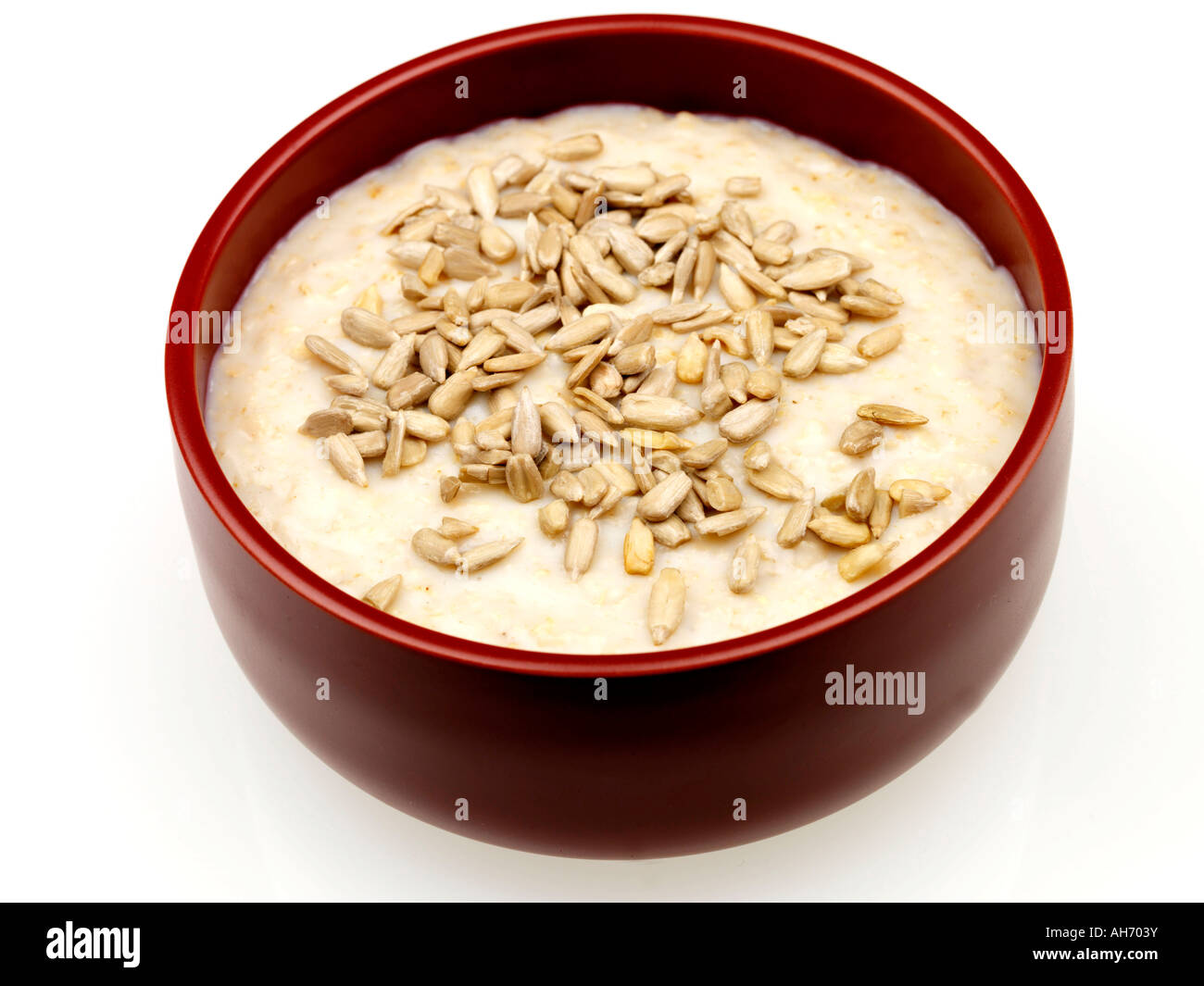 Porridge with Sunflower Seeds Stock Photo Alamy