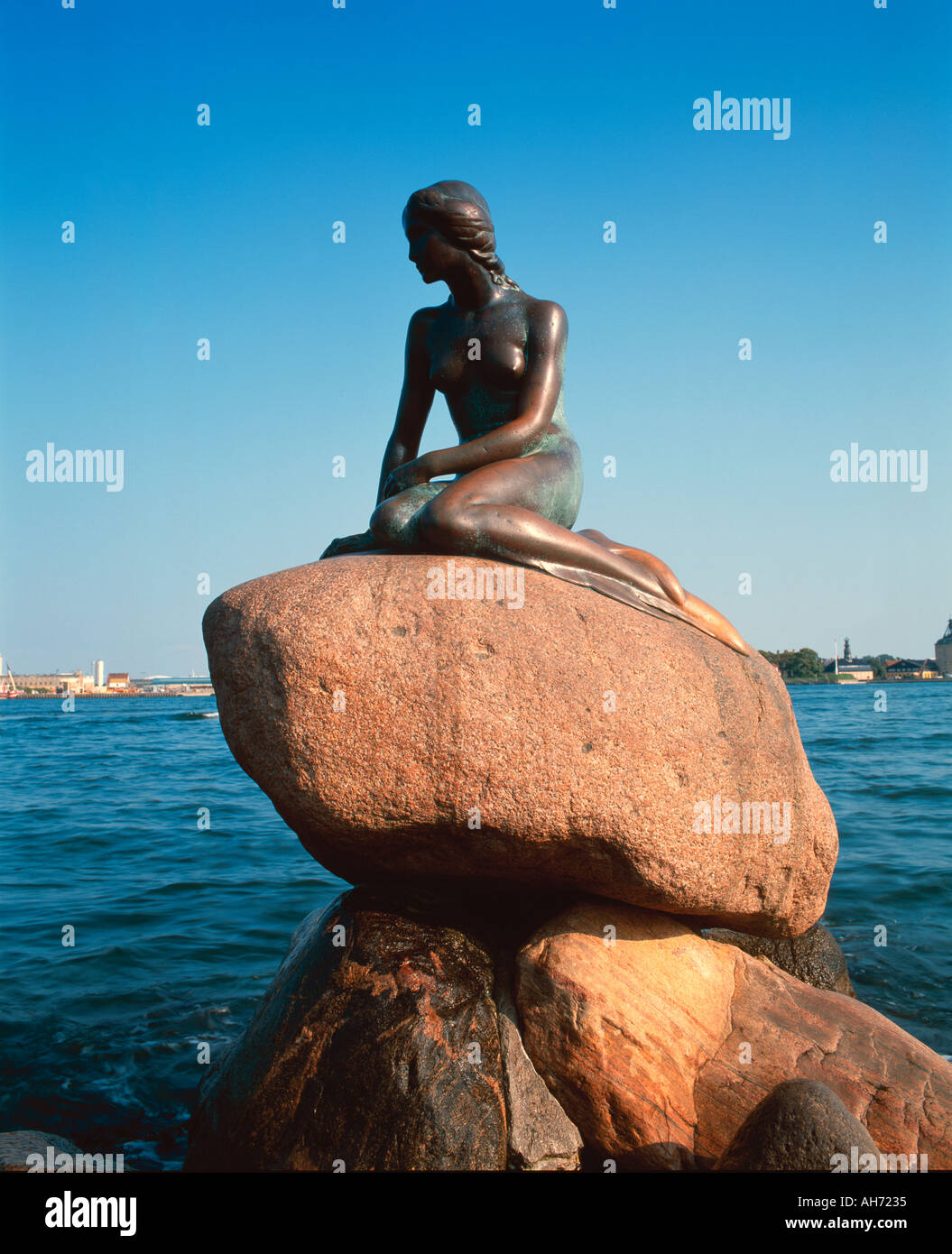 Denmark, Copenhagen, The Little Mermaid, Icon of Copenhagen Stock Photo