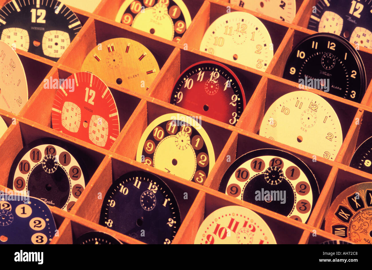 Different Dial Plates of Clocks, Faces, Germany, Europe Stock Photo Alamy