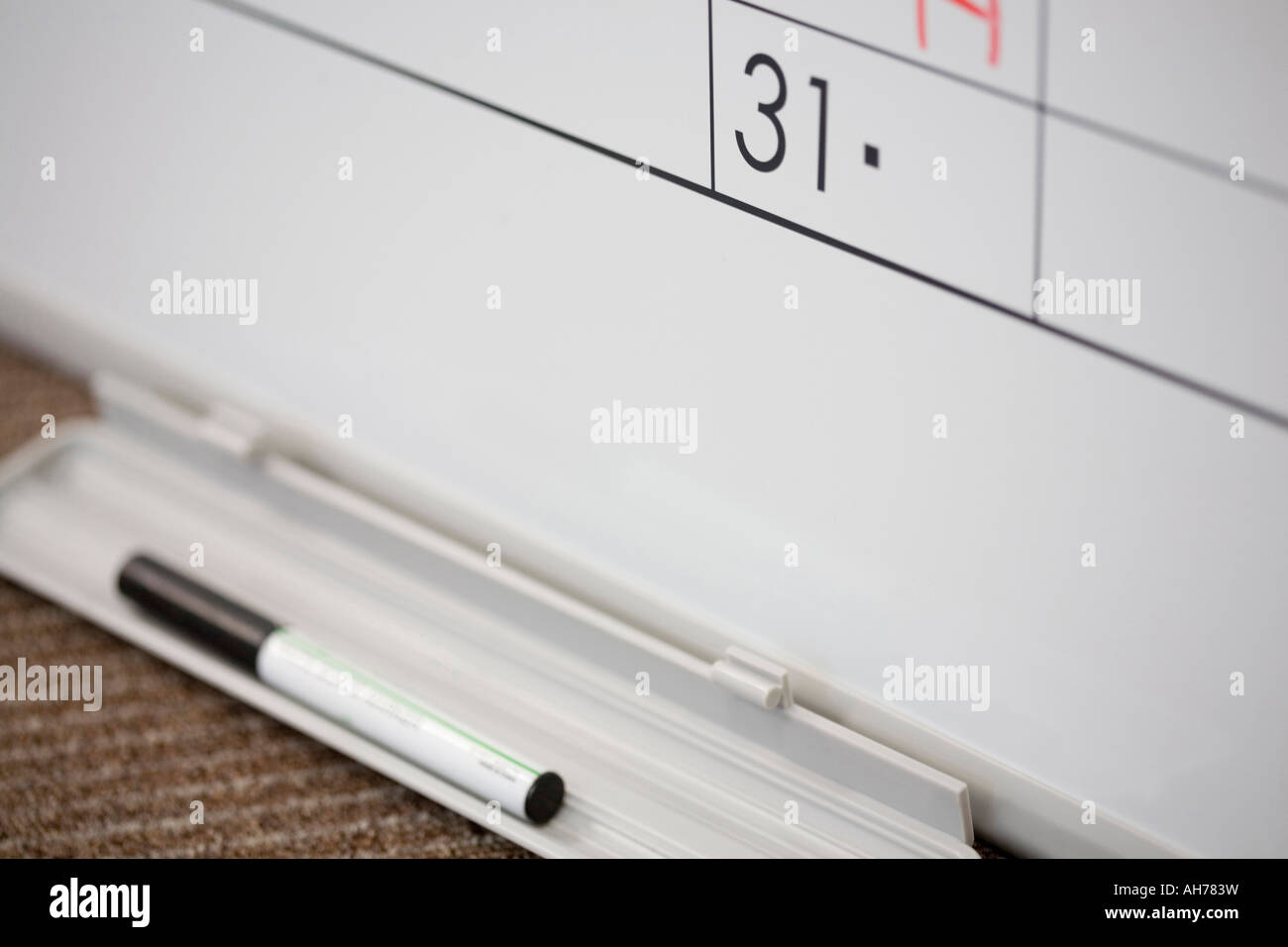 The schedule board Stock Photo - Alamy