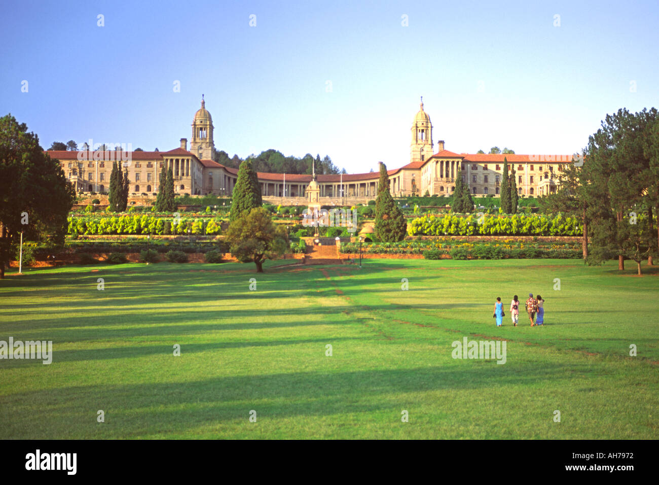 The Union Buildings (parliament) in Pretoria, the administrative capital of South Africa. Stock Photo