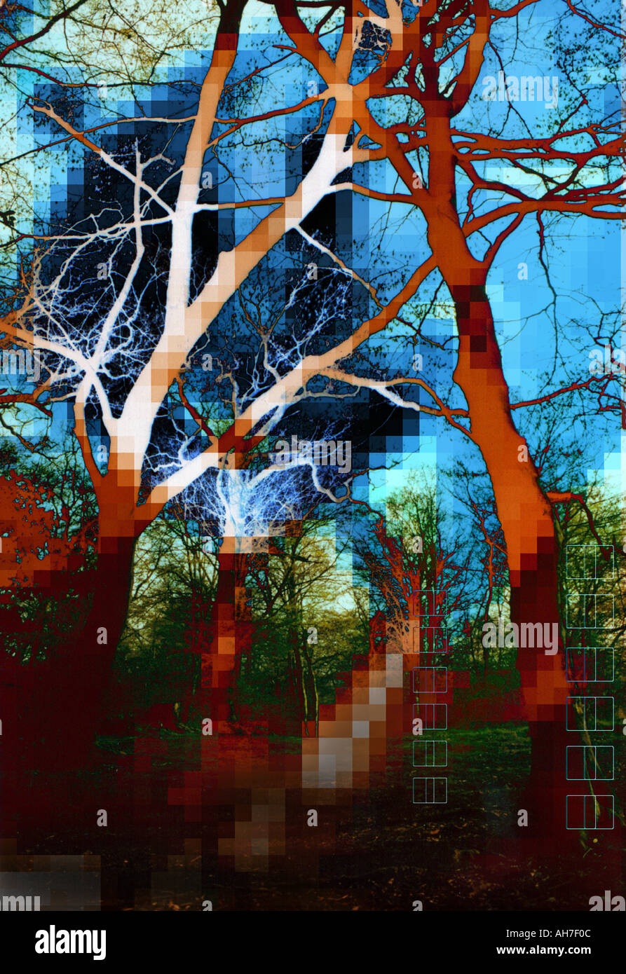 Pixelated abstract hi-res stock photography and images - Alamy
