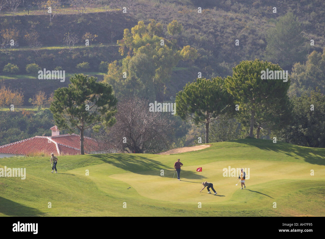 Alhaurin el Grande Málaga Province Spain Alhaurin Golf and Country Club Stock Photo