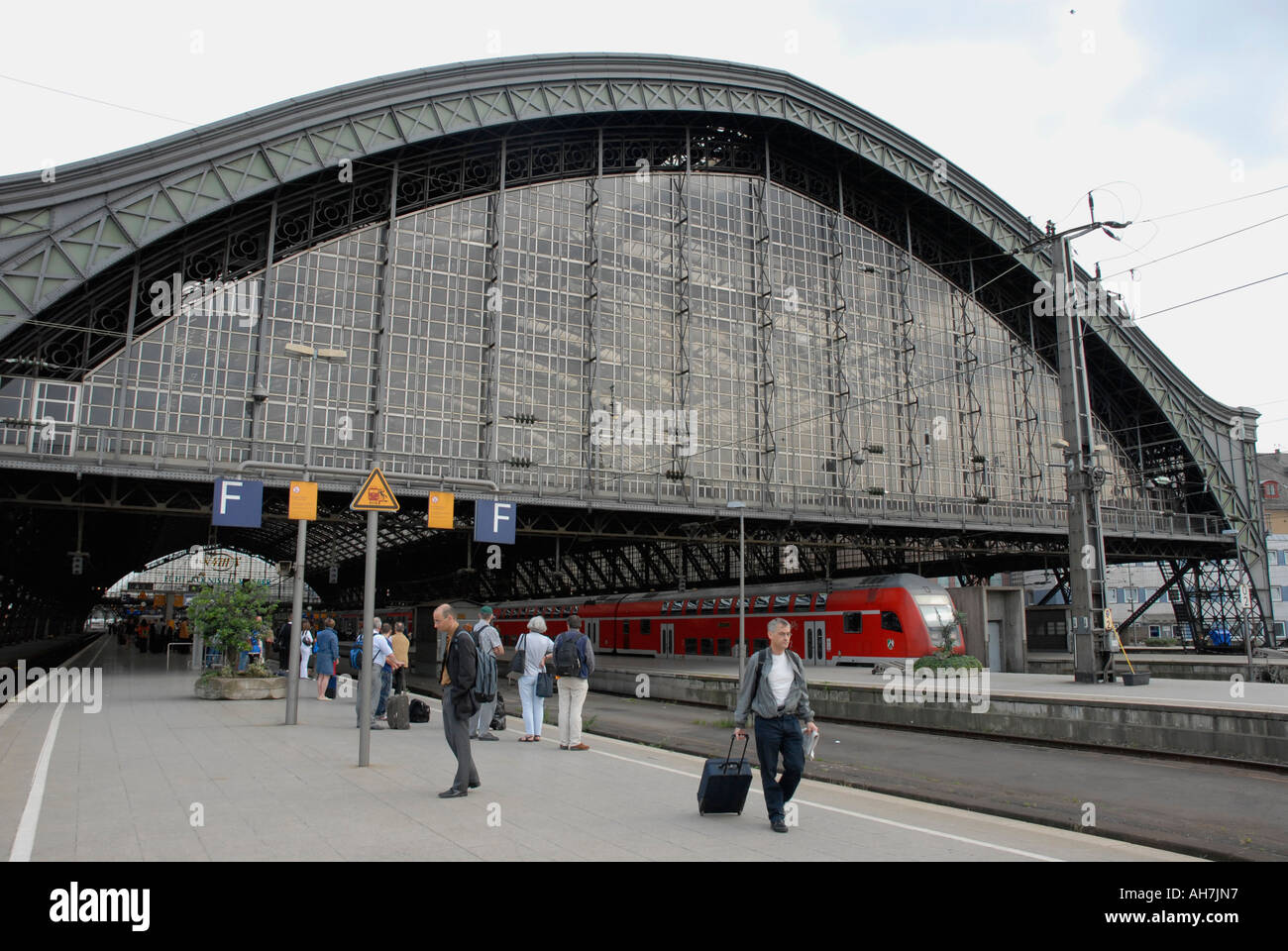 Cologne Railway Station Stock Photo Alamy