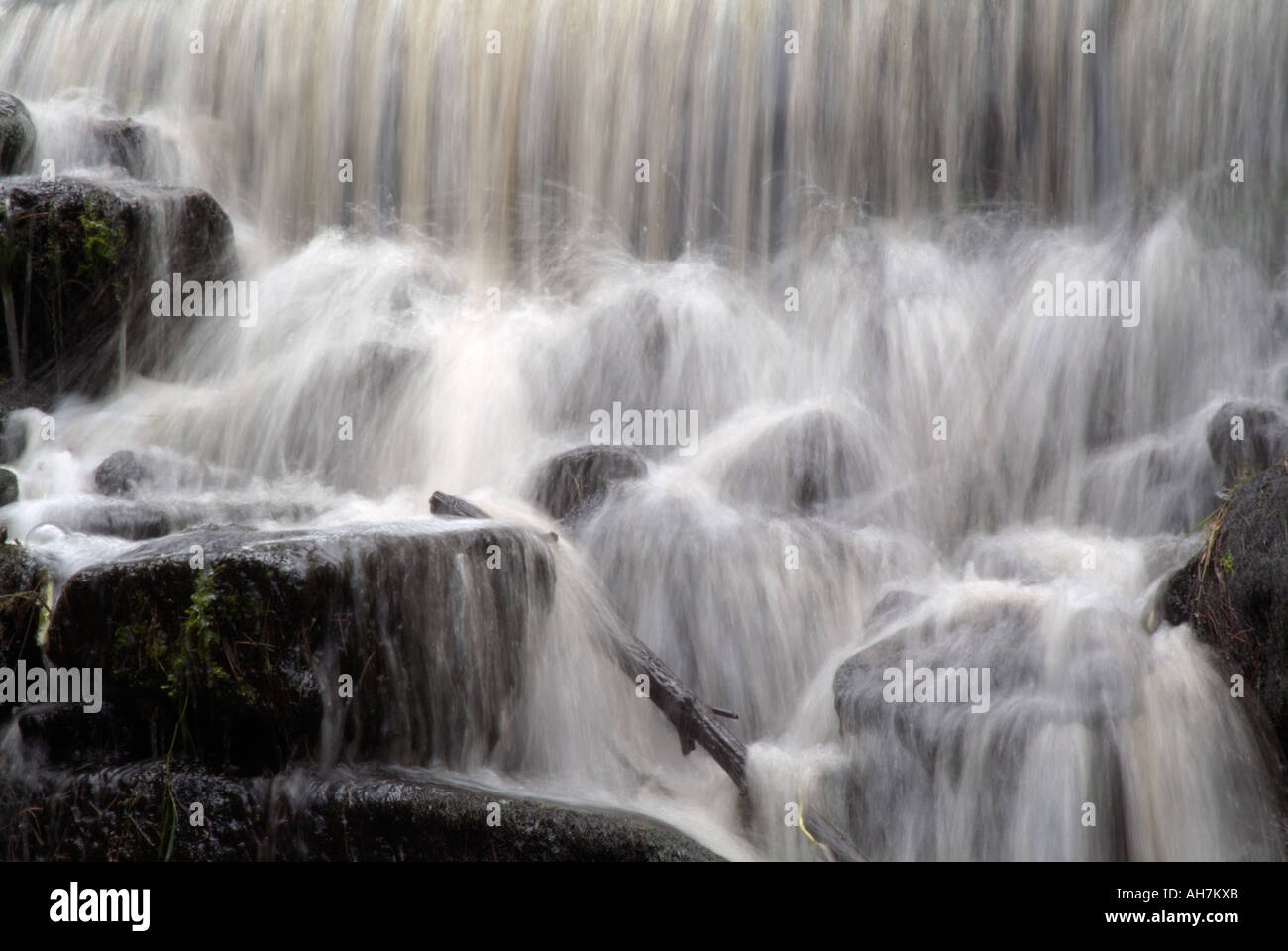 waterfalls water river rushing water Stock Photo - Alamy