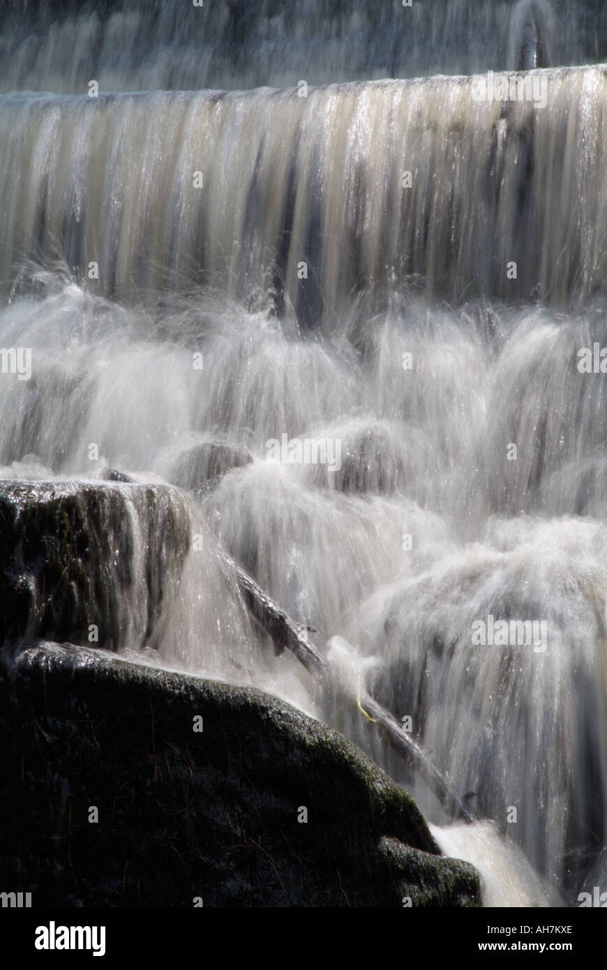 waterfalls water river rushing water Stock Photo - Alamy