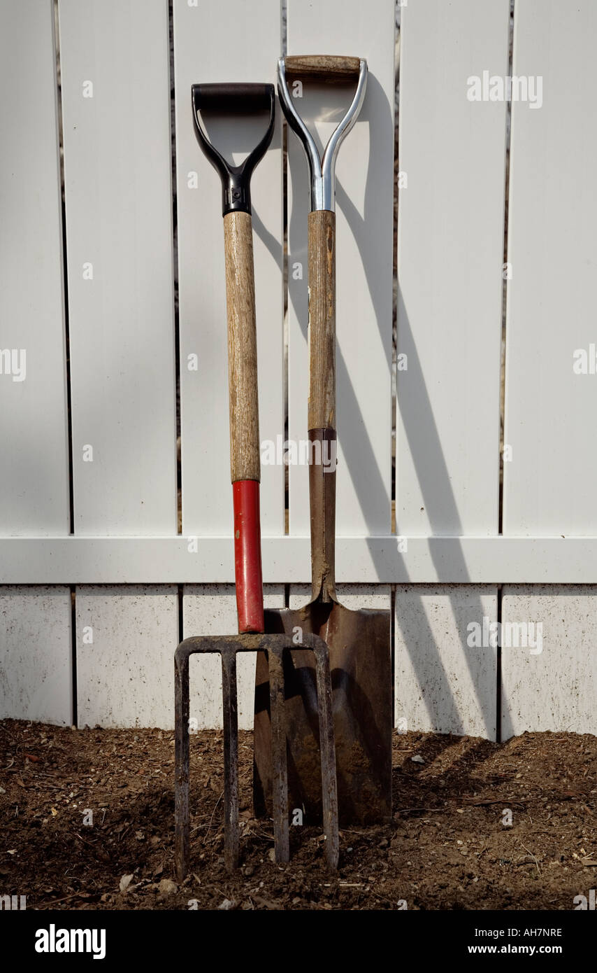 Gardening tools Stock Photo