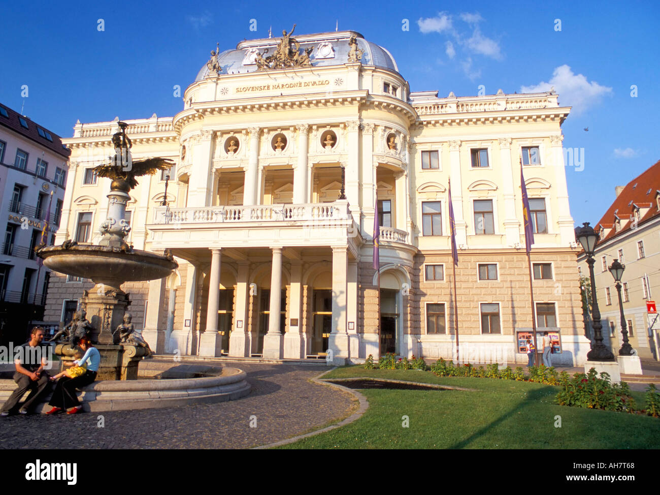 Neo baroque Slovak National Theatre now major opera and ballet venue