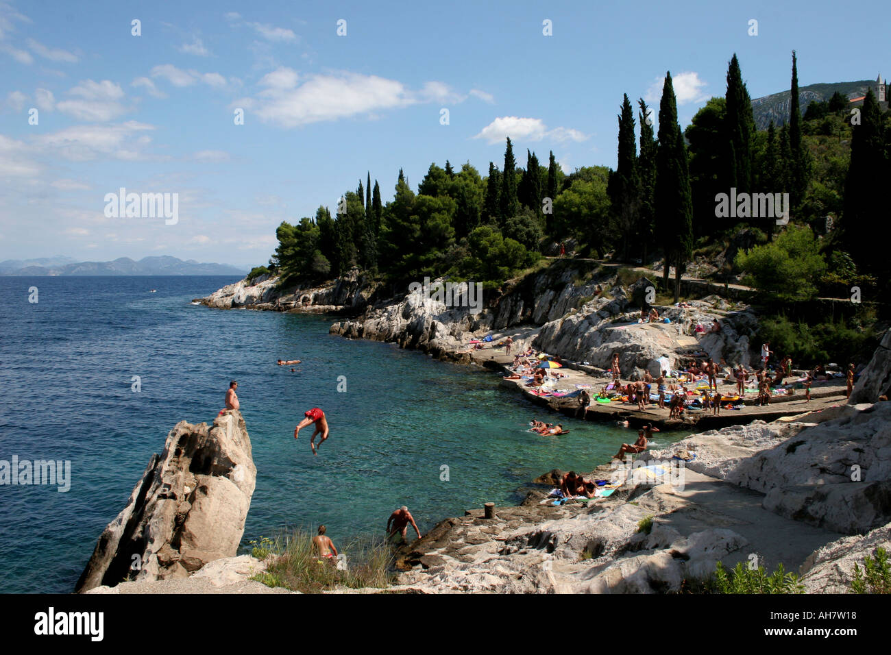 Trpanj Croatia Stock Photo 4697367 Alamy