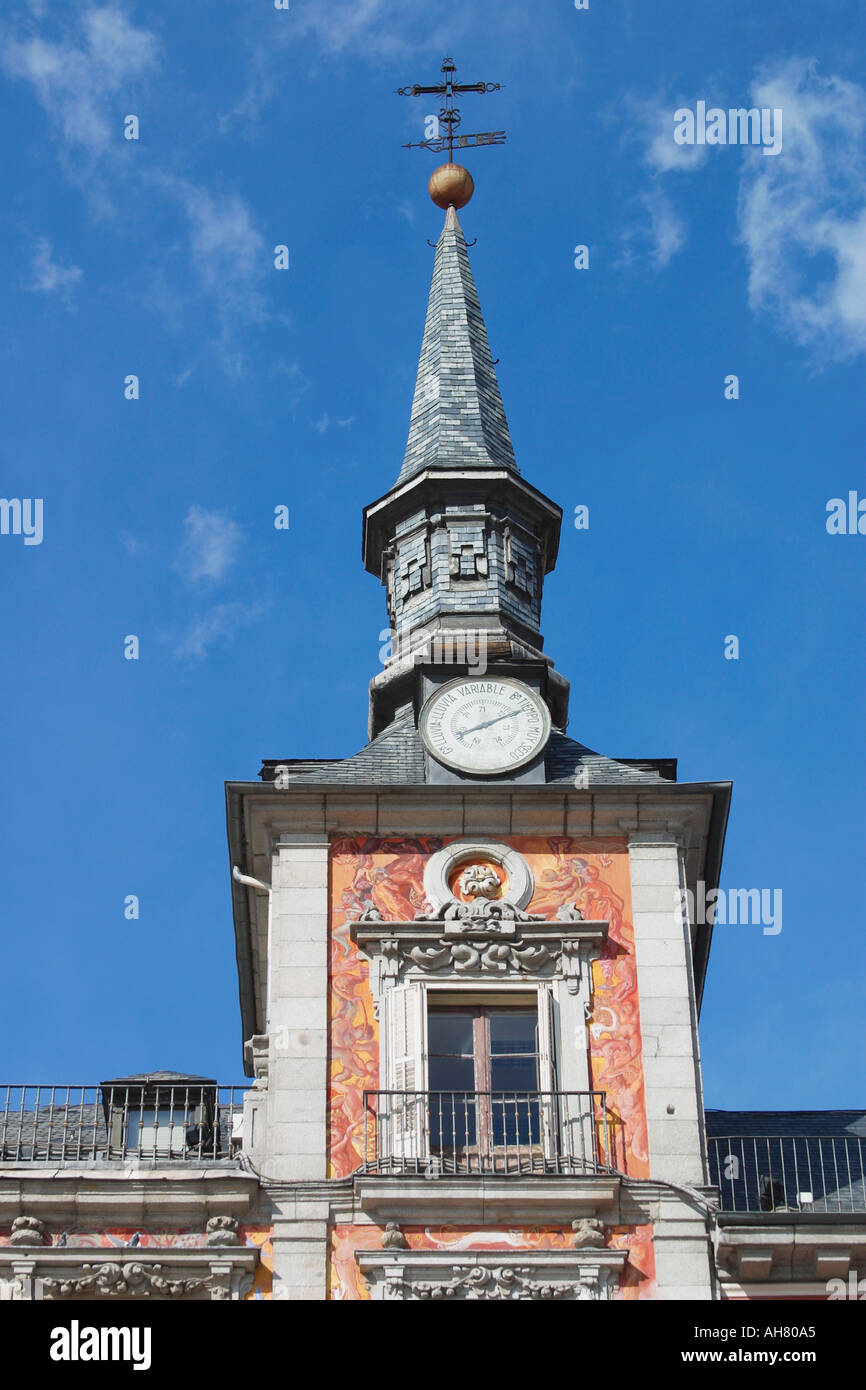 Plaza mayor madrid clock tower hires stock photography and images Alamy