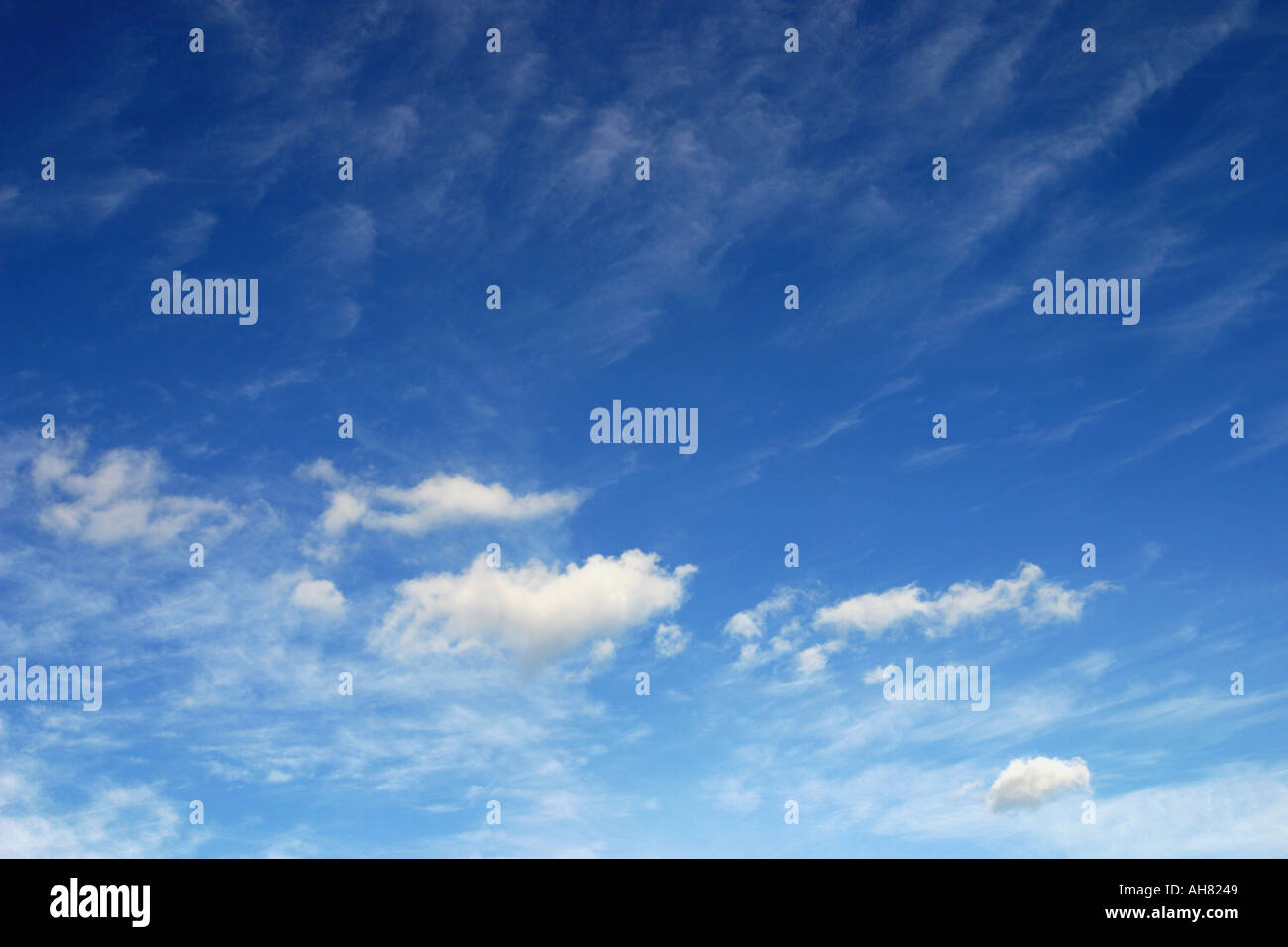 Cloud in blue sky Stock Photo