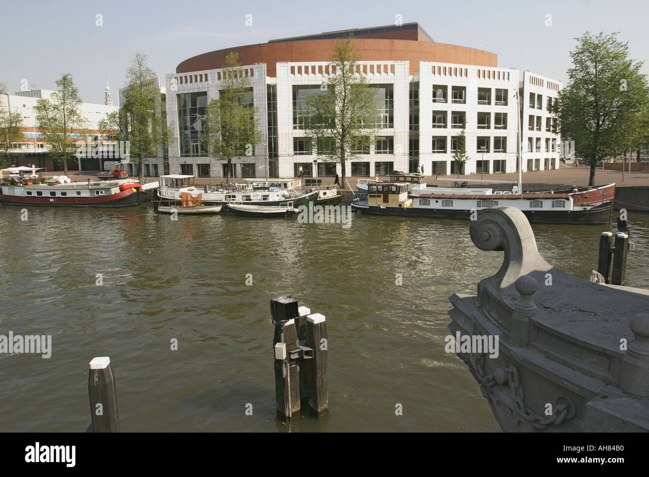 Amsterdam Holland Stopera theatre Stock Photo