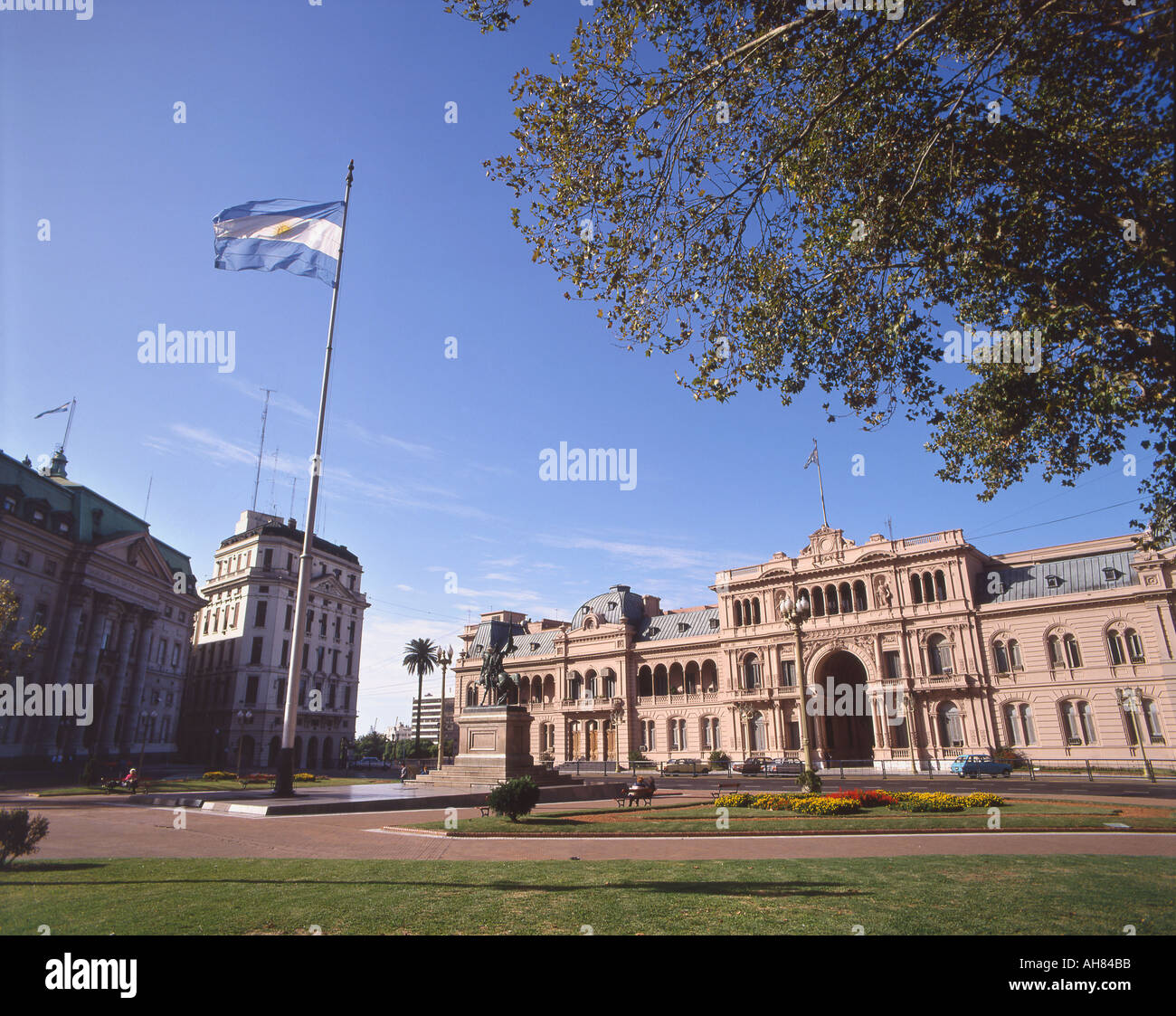 Buenos Aires Argentina Casa Rosada Government House in Plaza de Mayo Stock Photo