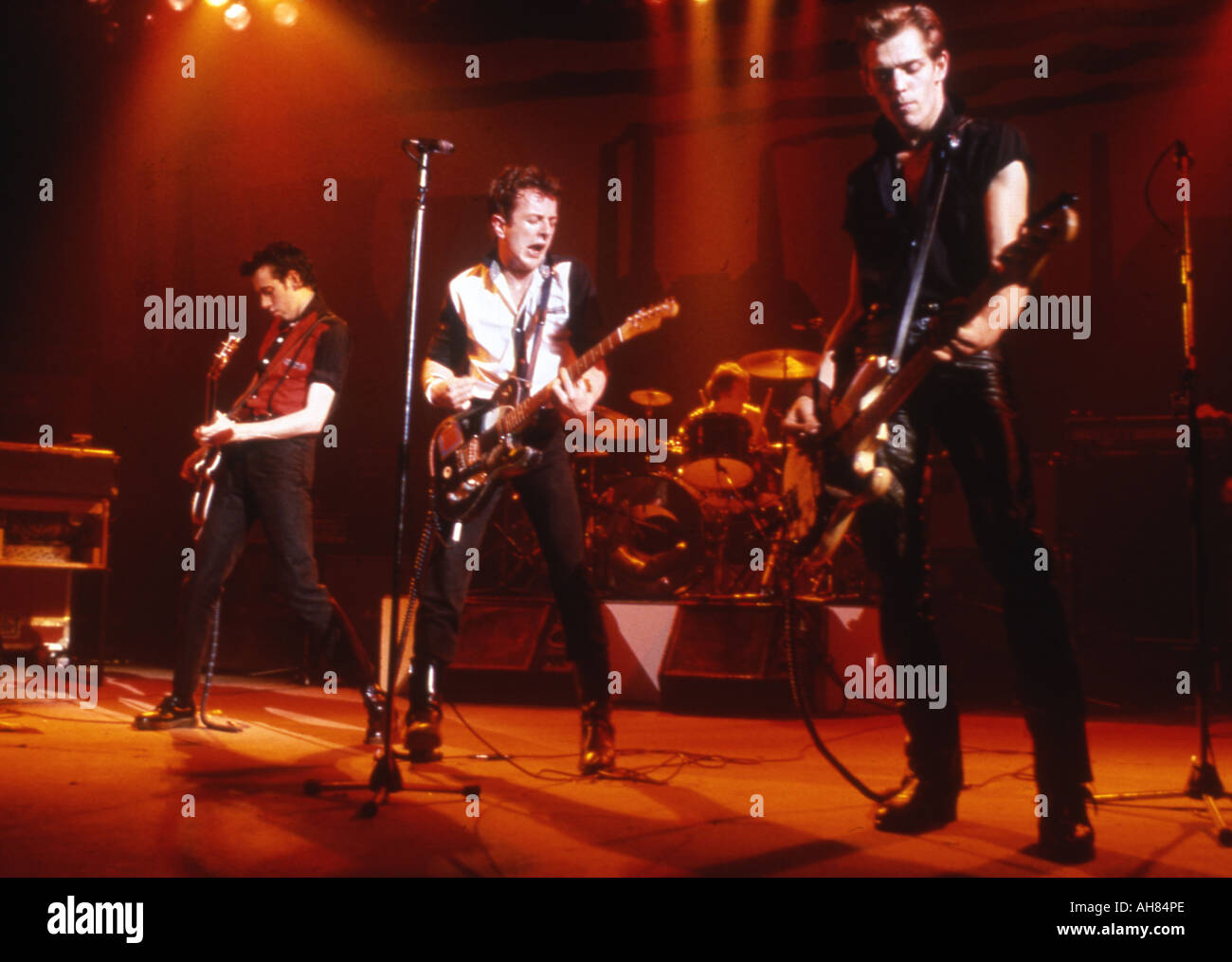 THE CLASH UK group with Joe Strummer about 1980 Stock Photo