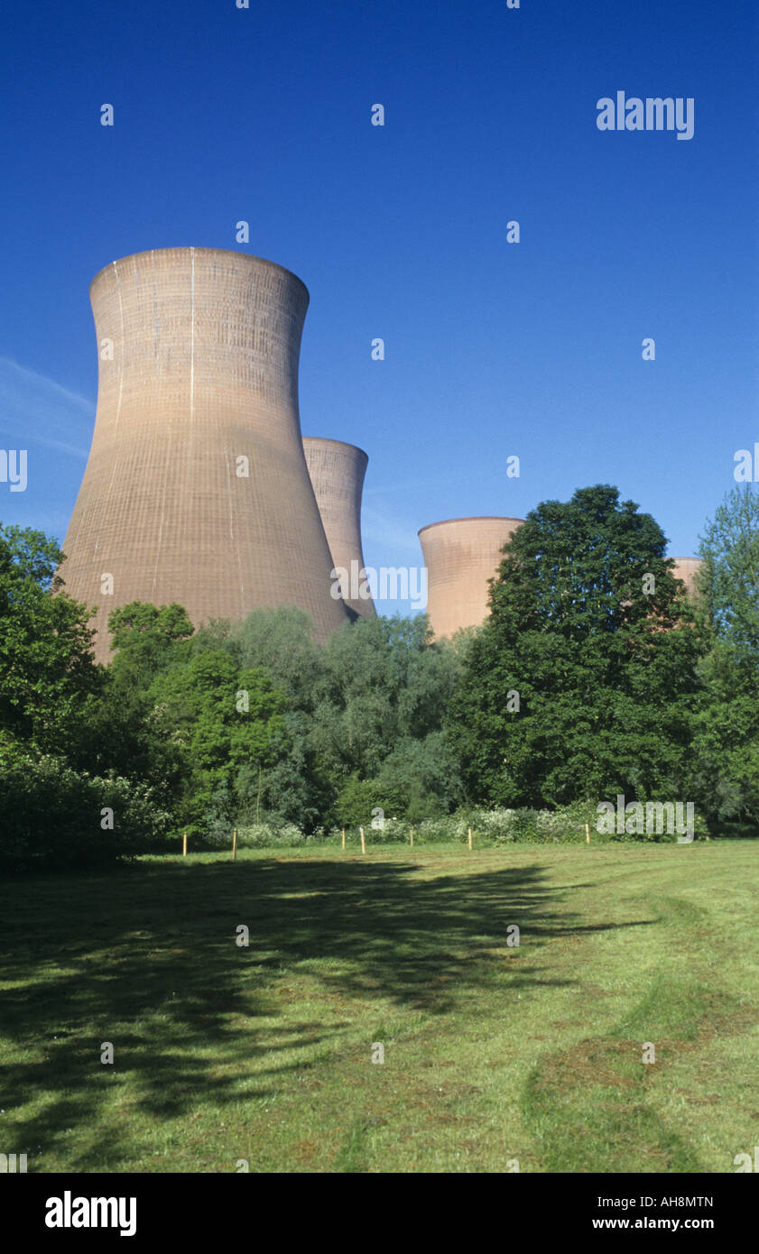 E.On's Buildwas coal-fired power station Ironbridge Stock Photo