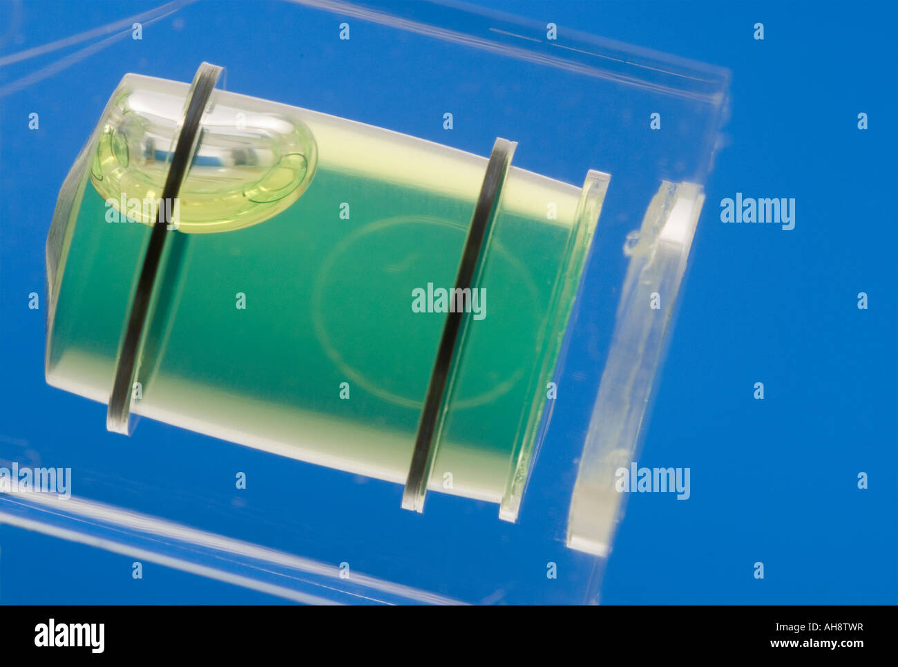 spirit level bubble Stock Photo Alamy