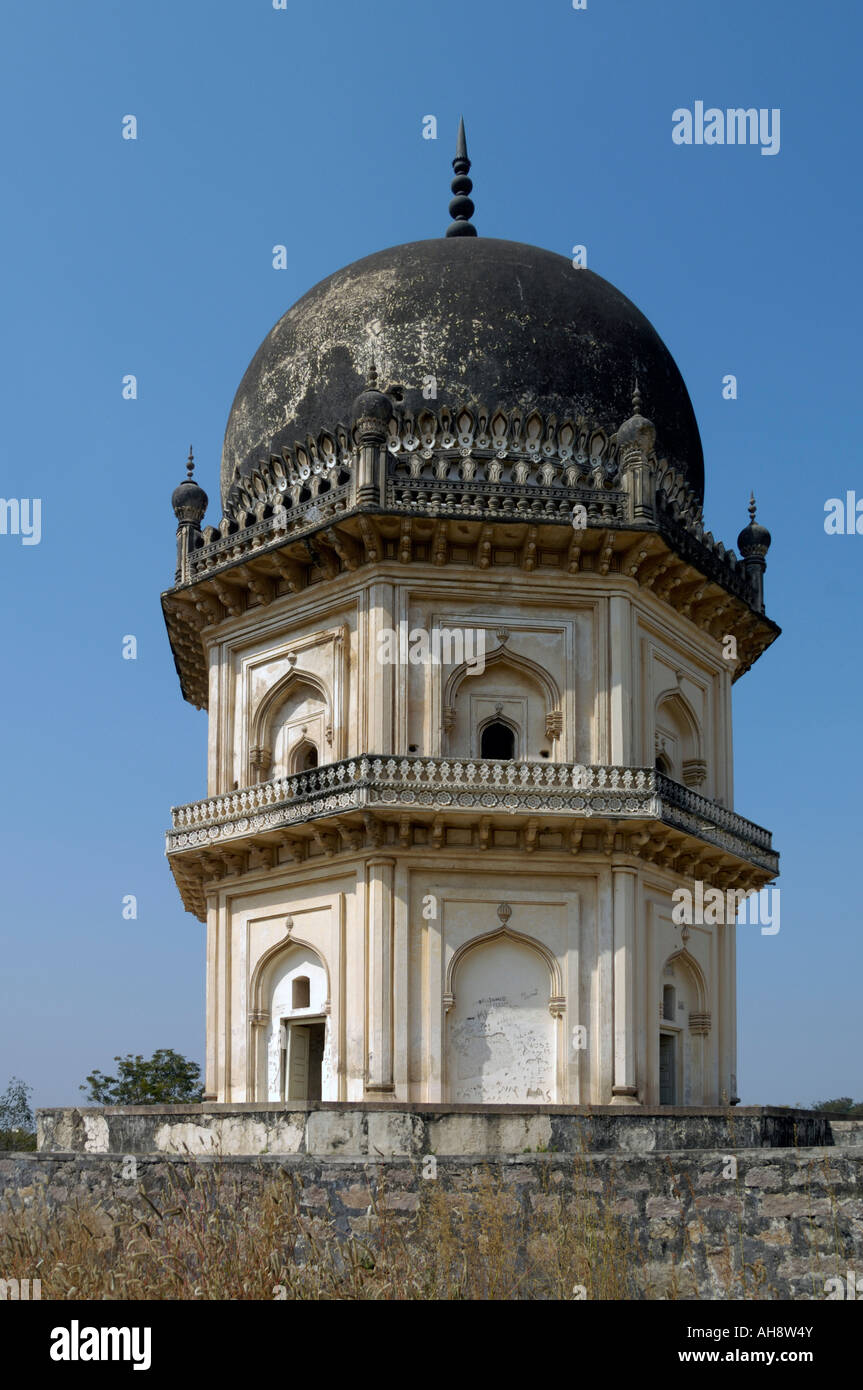 Jamshid Quli Qutb Shah Tomb Hyderabad Andhra Pradesh India Stock Photo 