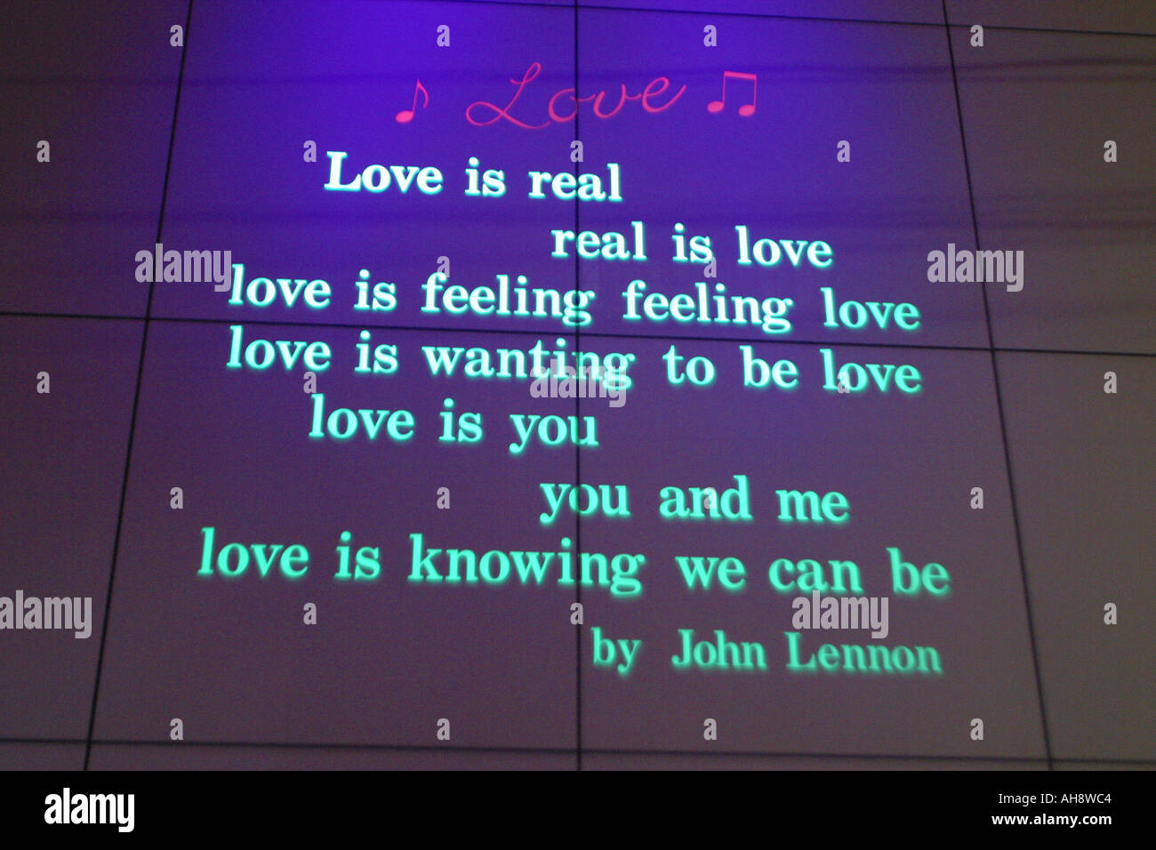 John Lennon Quote: “Love is real, real is love.”