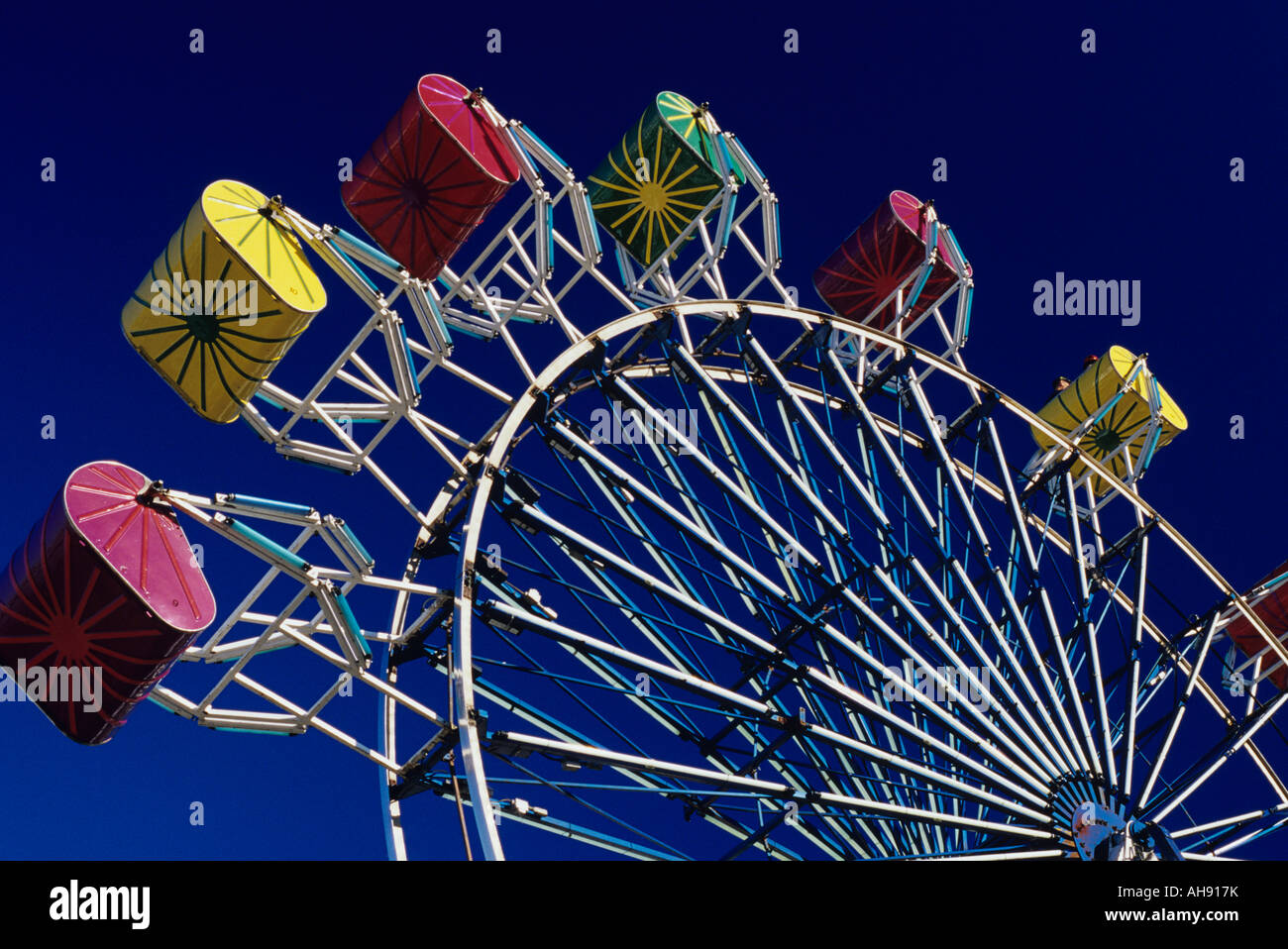 Western Washington State Fair people enjoying the amusement rides