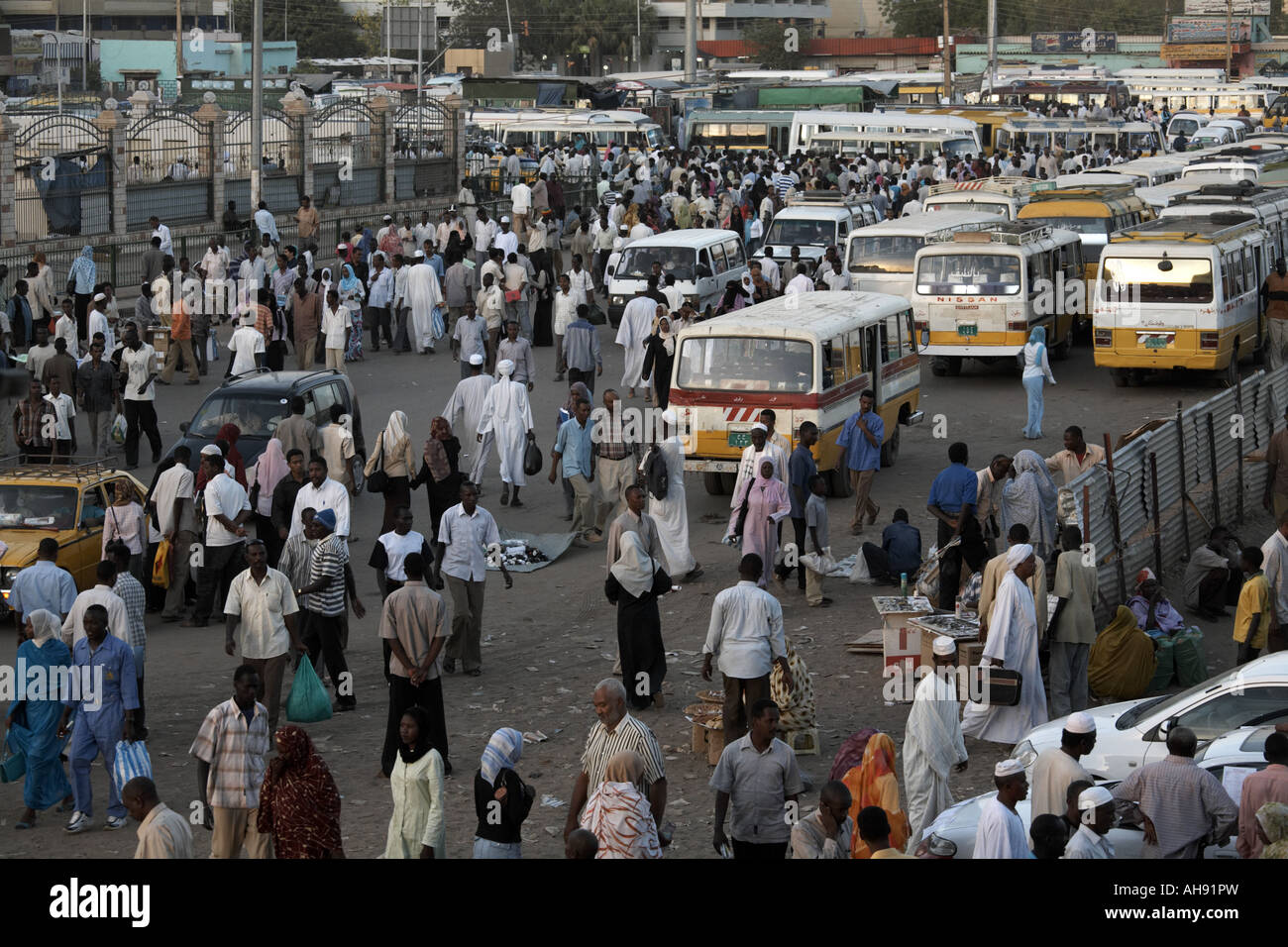 Souq alArabi, the center of Khartoum, Sudan Stock Photo Alamy