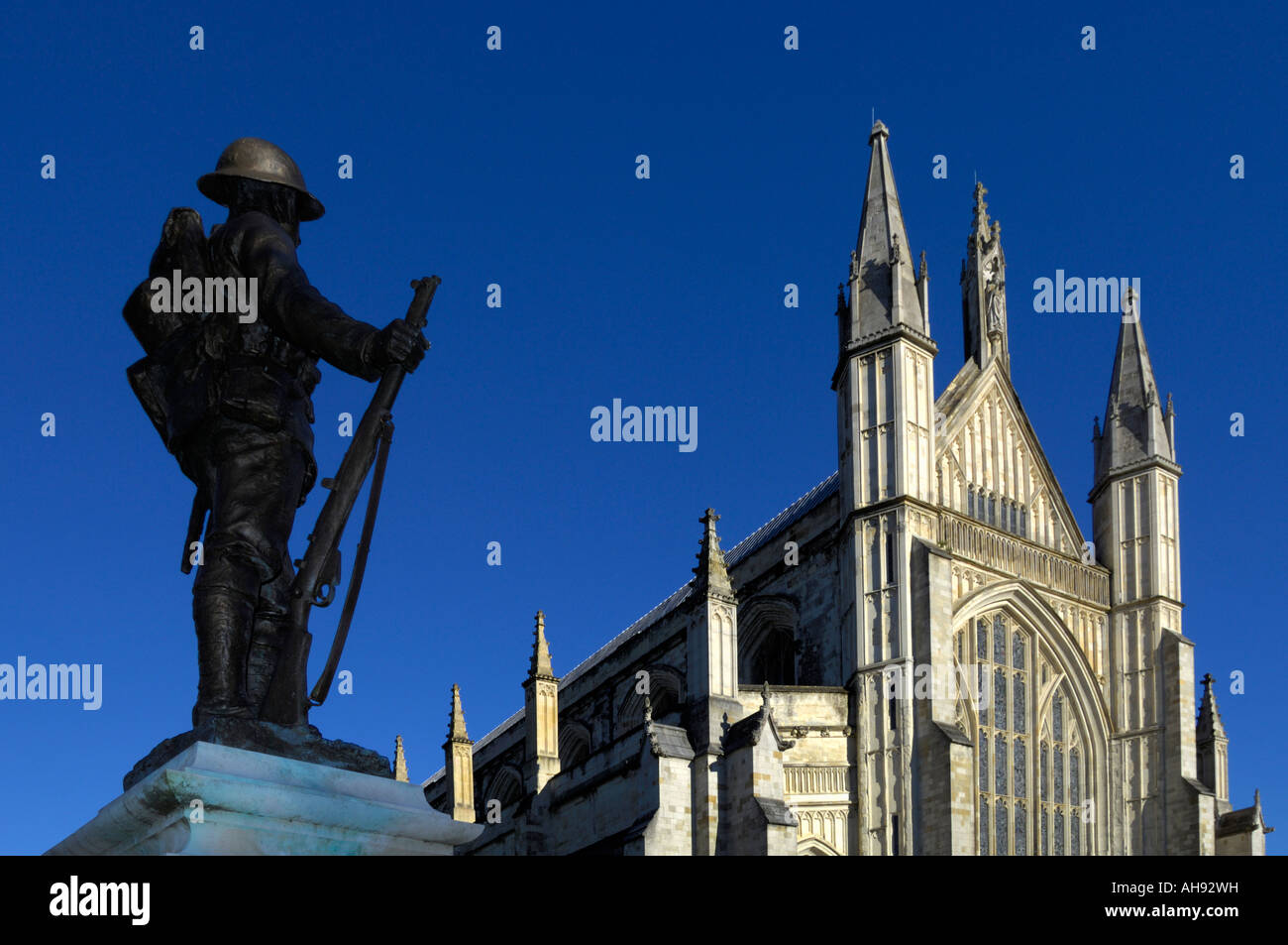 Kings Royal Rifle Corps Memorial Winchester cathedral England Stock Photo
