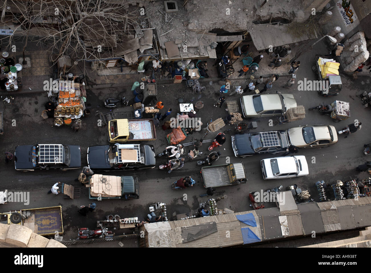 Street scene in Cairo, Egypt Stock Photo