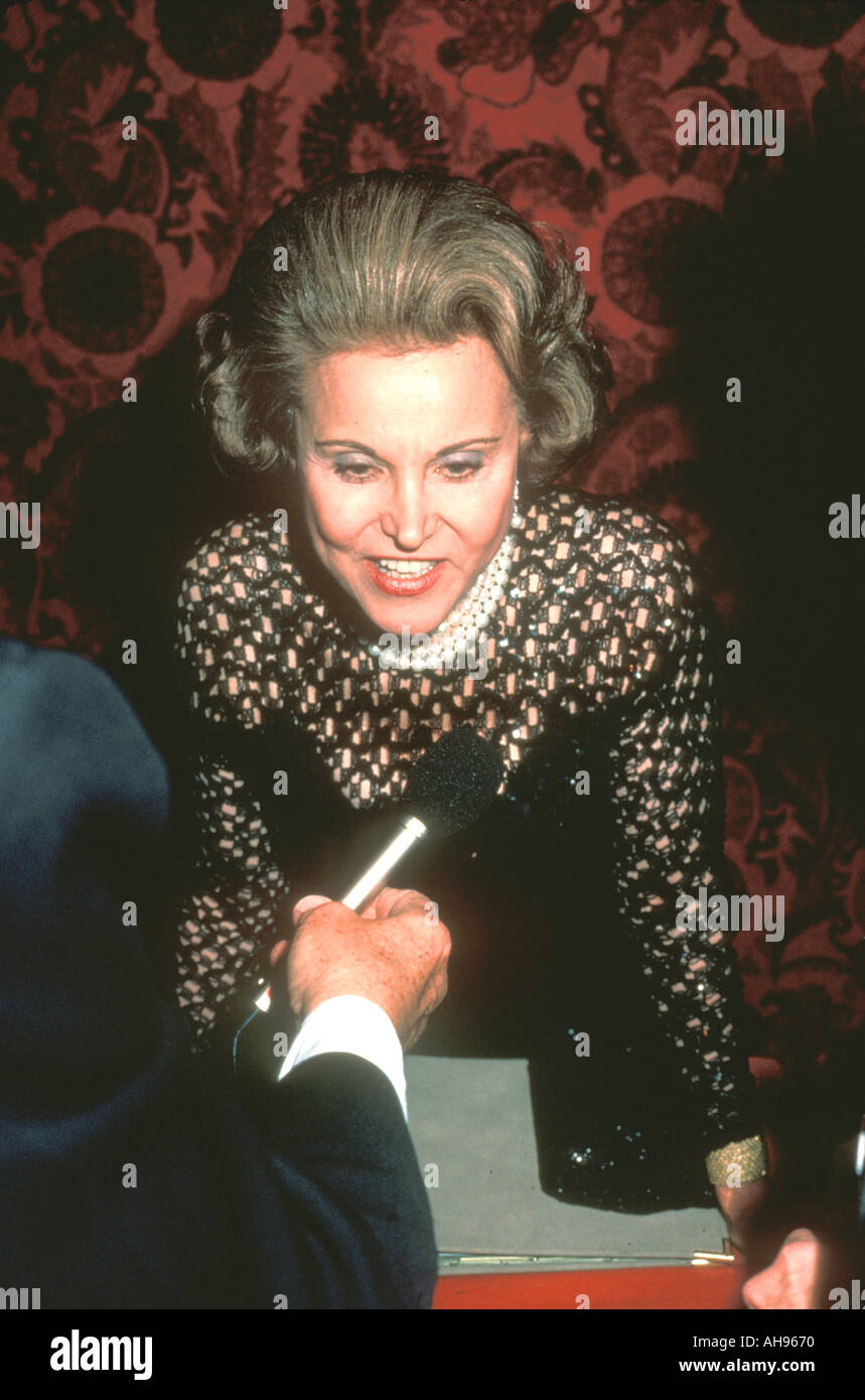 Ann Landers advice columnist circa 1980 Stock Photo