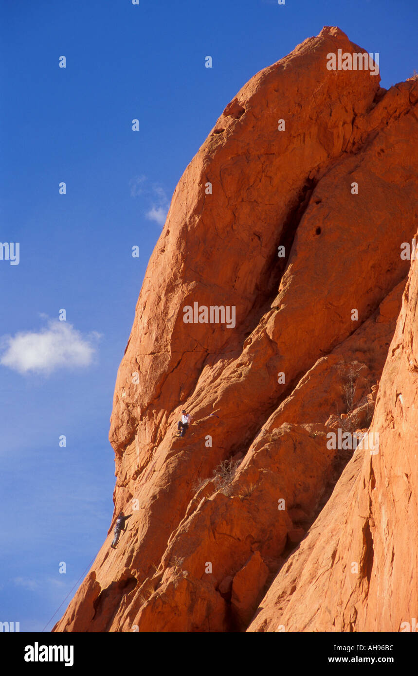 Rock Climbing Mountaineering Extreme Sports At Garden Of The Gods