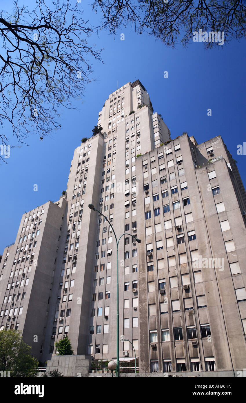 Cavanagh building from San Martin square, Buenos Aires, Argentina Stock Photo Alamy