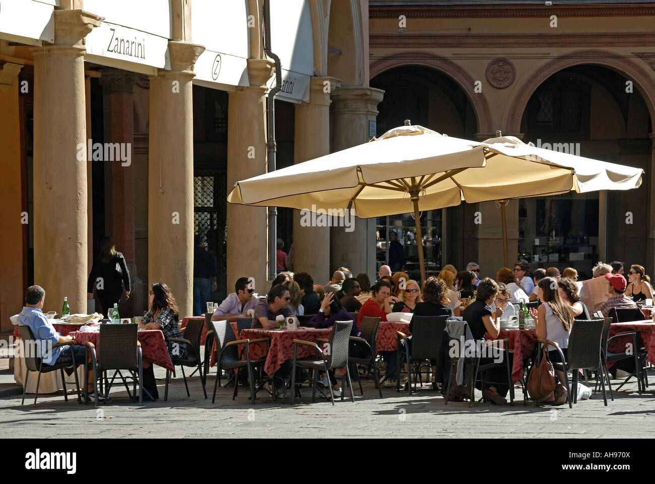 Piazza Galvani, Bologna, Italy Stock Photo Alamy