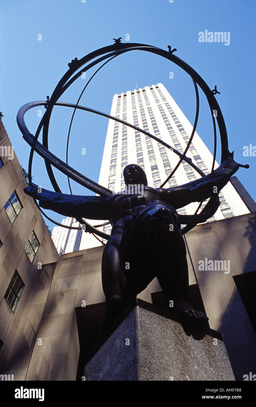 Hercules statue on Fifth Avenue in New York City Stock Photo Alamy