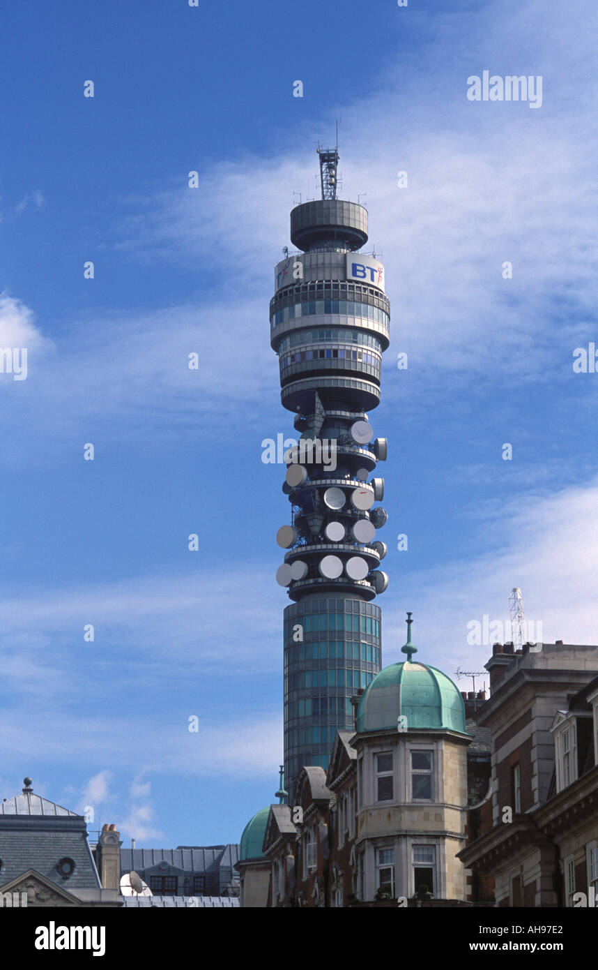 BT Tower in North London Stock Photo