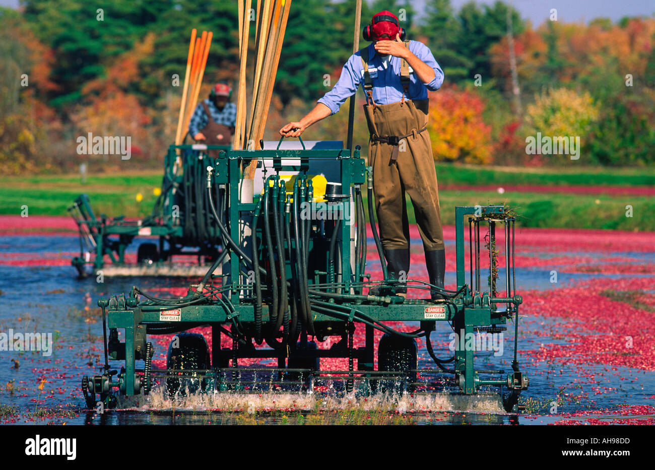 Cranberry harvesting machine hires stock photography and images Alamy