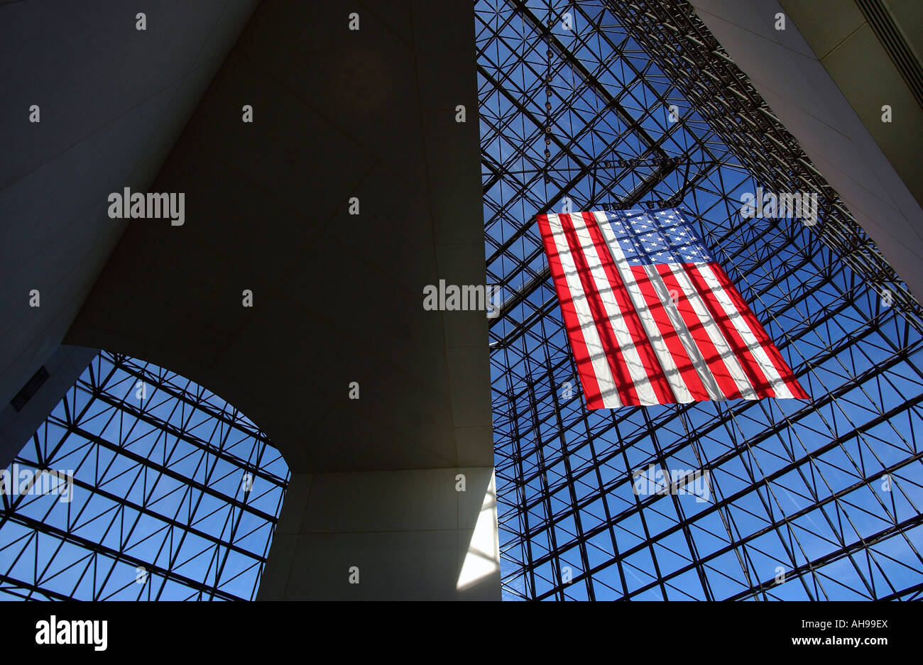 John F Kennedy presidential library, Boston, Massachusetts Stock Photo