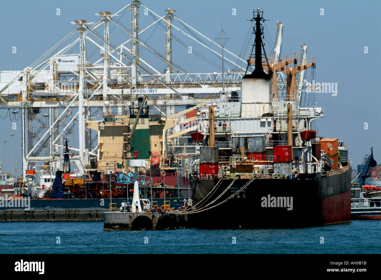 Cape Town Harbour South Africa RSA. Port of Cape Town Stock Photo