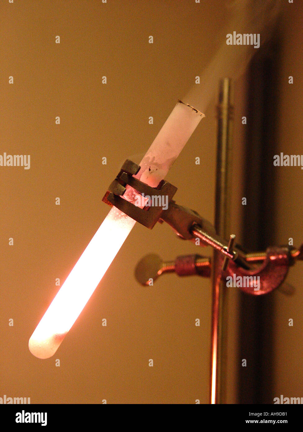 Impression from the chemistry laboratory Experiments with fire and