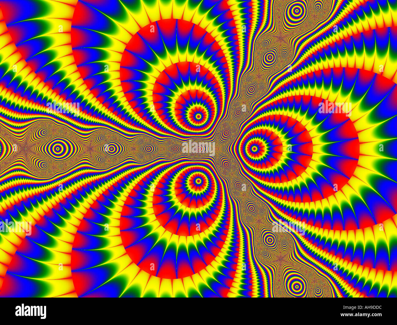 Fraktal Mandelbrot quantity and applemale Stock Photo