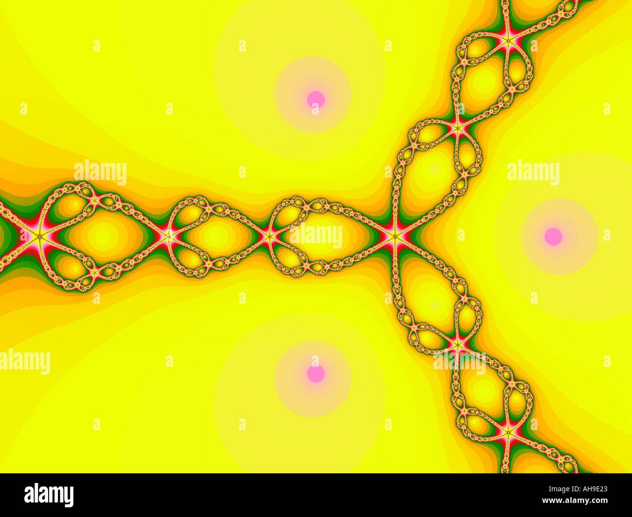 Fraktal Mandelbrot quantity and applemale Stock Photo