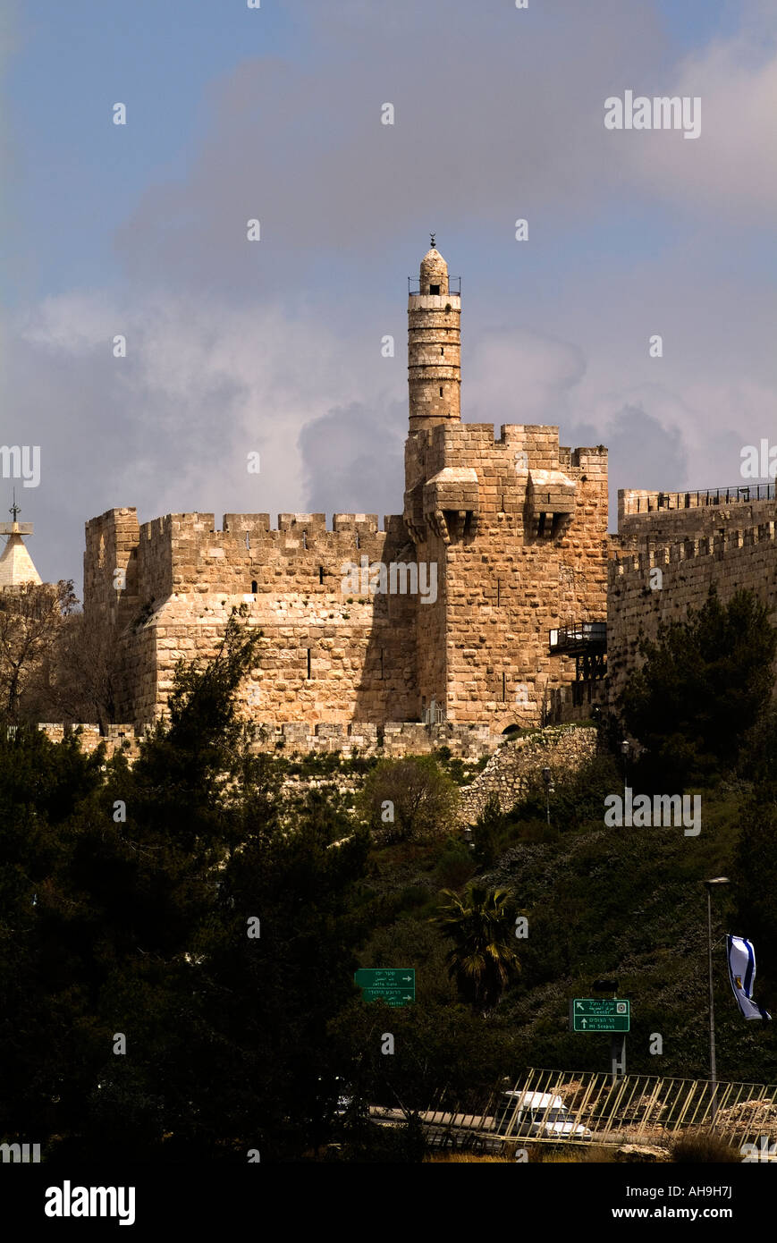 king david's tower or the citadel in Jerusalem Stock Photo Alamy