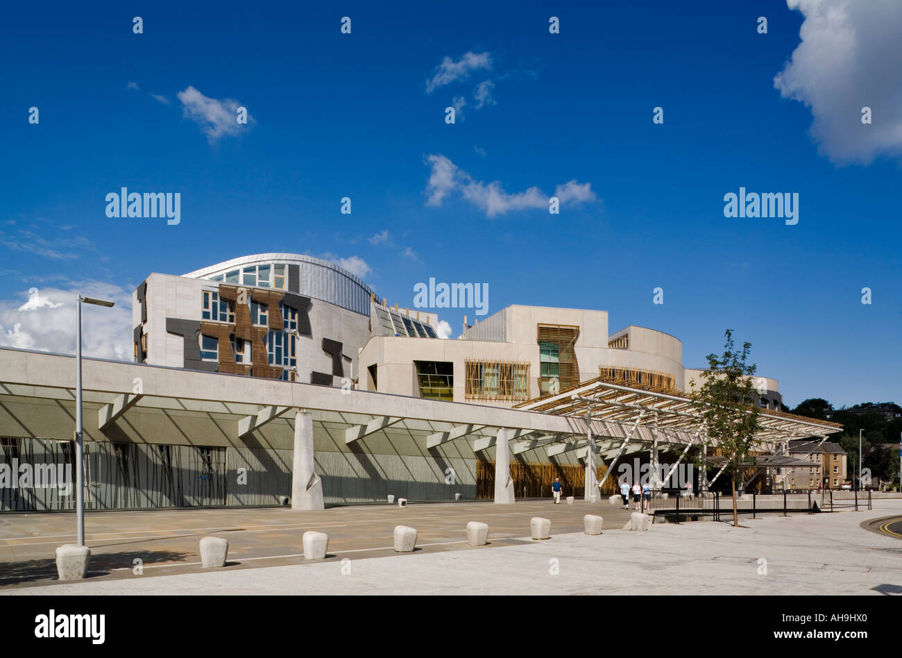 The Scottish Parliament Building Stock Photo