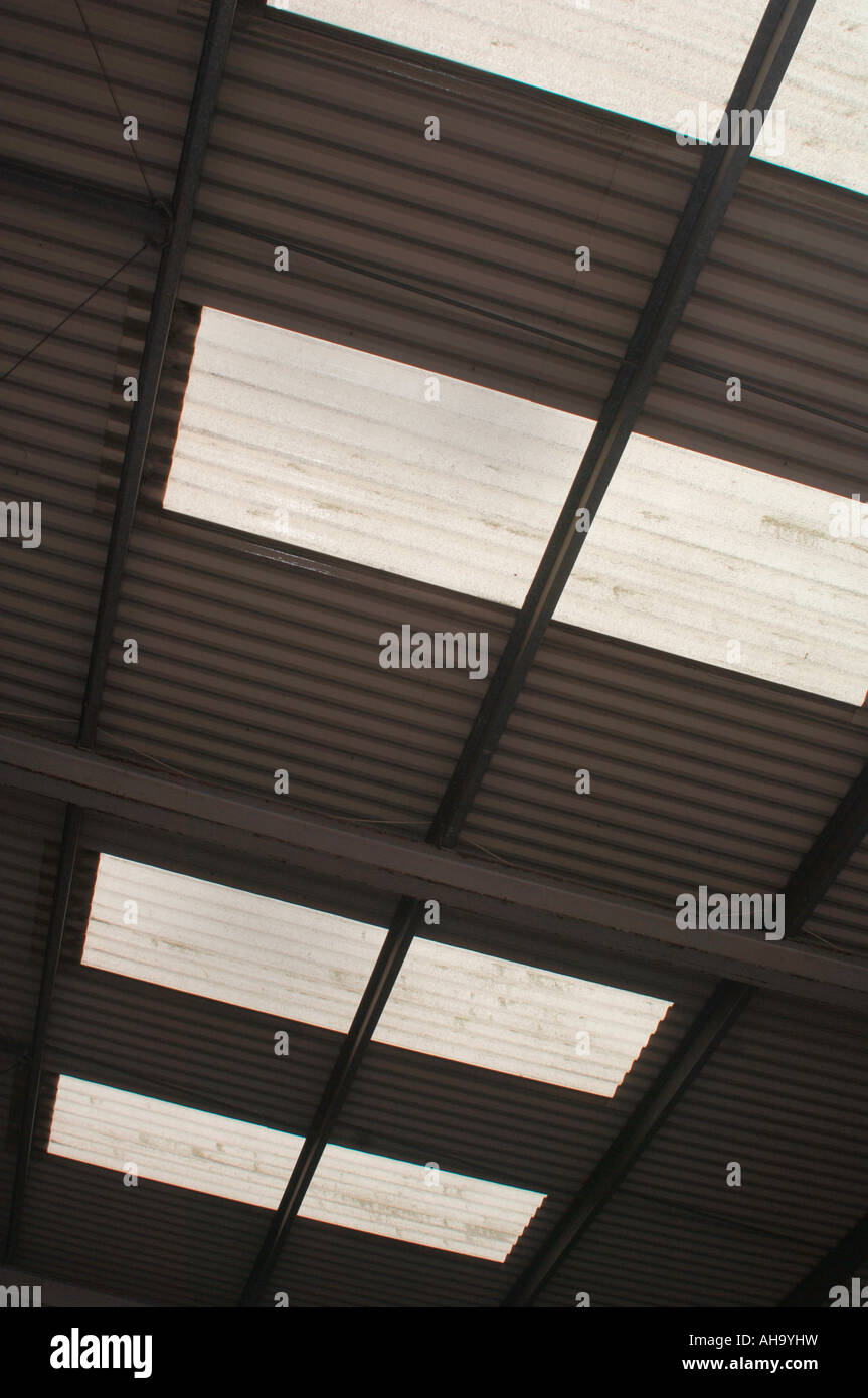 Corrugated Roofing Stock Photo