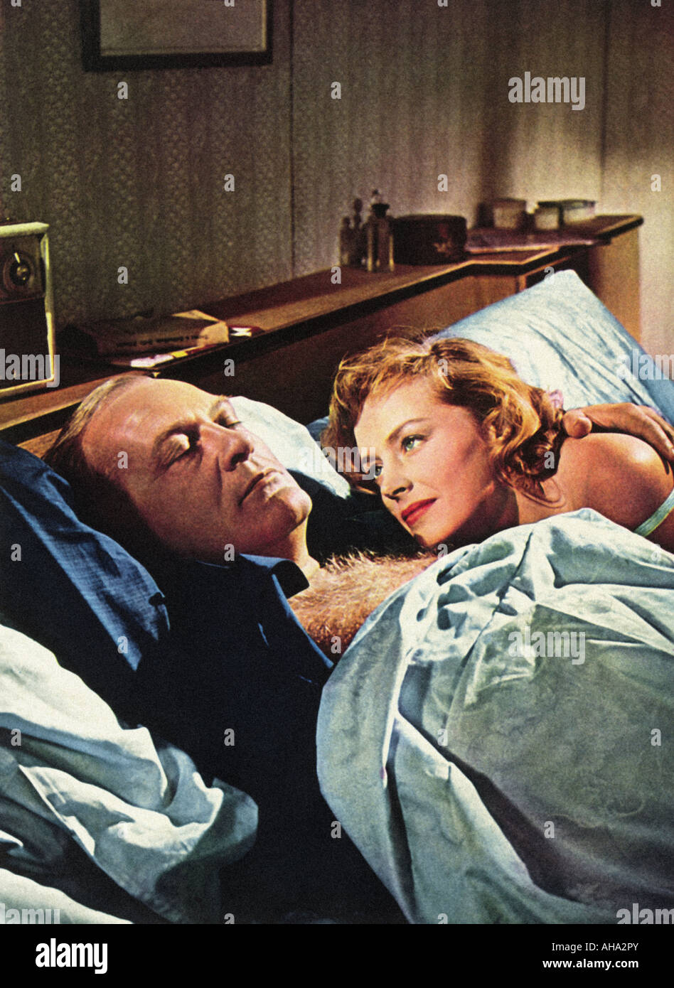 I AIM AT THE STARS 1960 Columbia film with Curt Jurgens and Victoria Shaw Stock Photo