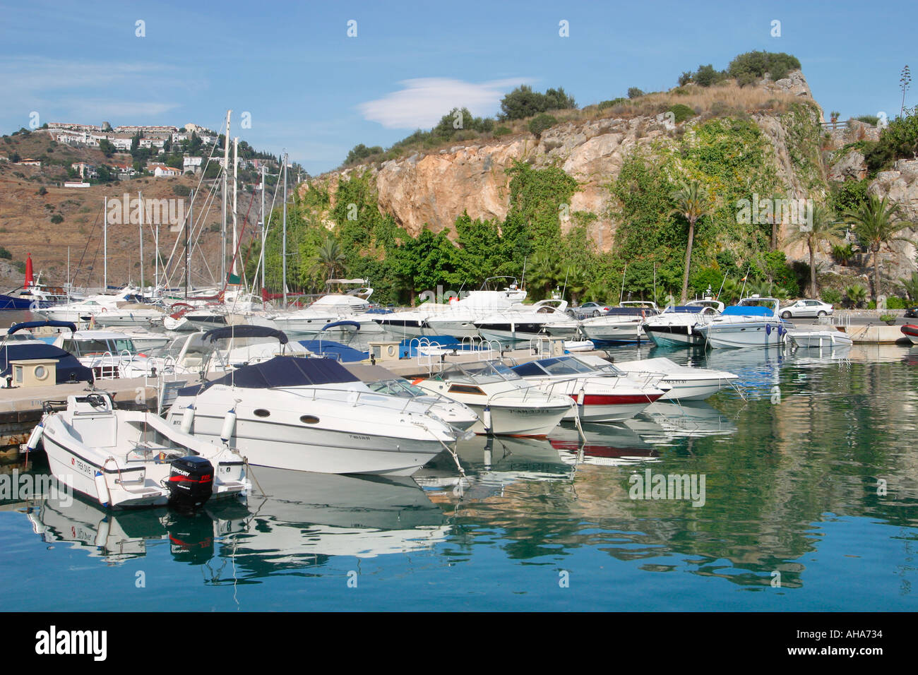 Almunecar Punta de la Mona Costa Tropical Granada Province Spain Marina del Este Stock Photo