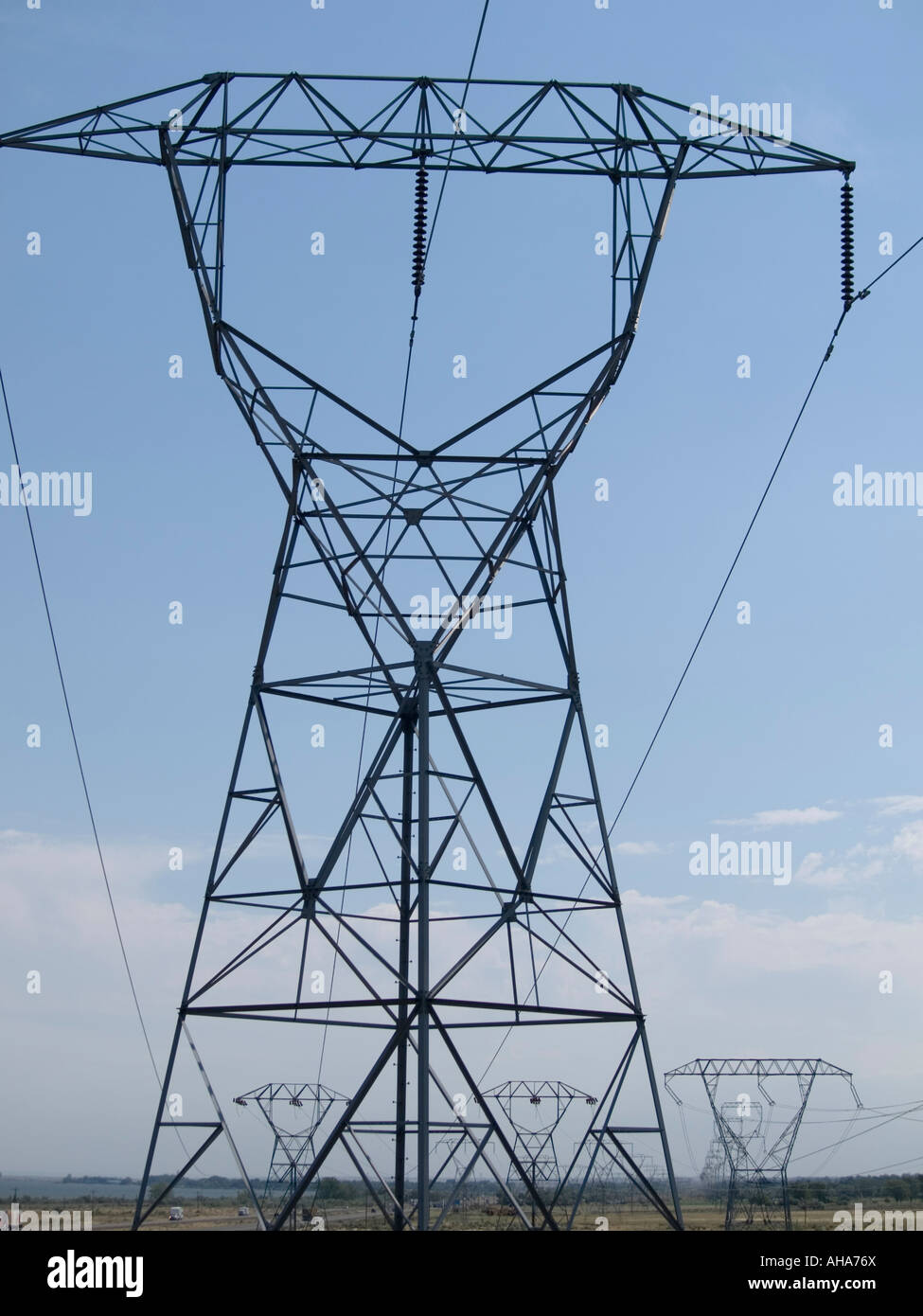 Power lines high voltage hires stock photography and images Alamy