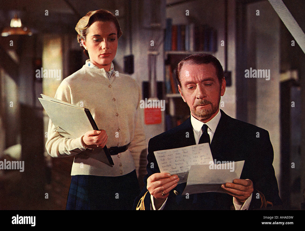 THE MAN WHO NEVER WAS 1955 GB film with Clifton Webb and Gloria Grahame Stock Photo