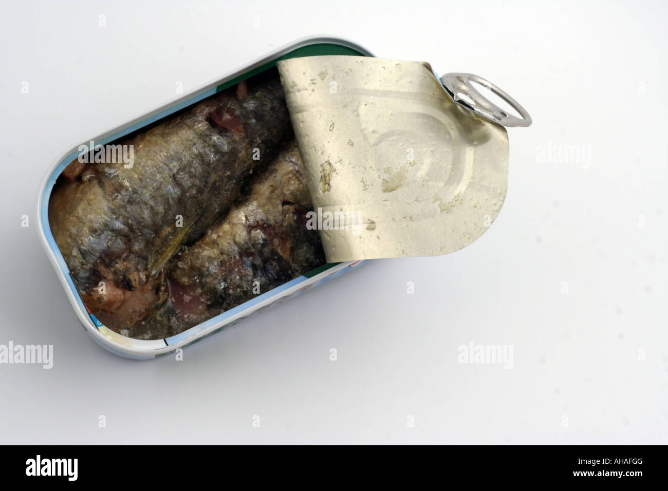 Tin of sardines Stock Photo - Alamy