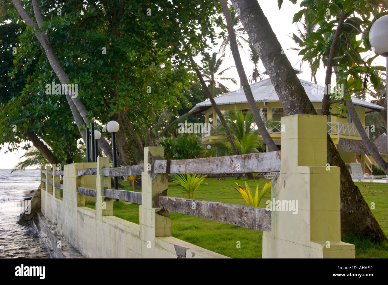Bananas Village Resort Isla Grande Colon Panama Stock Photo